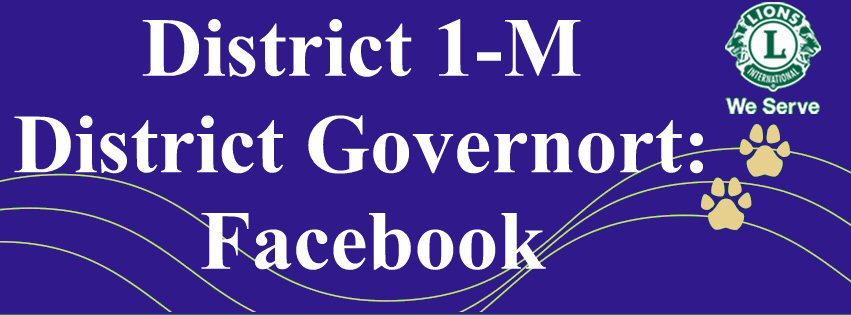 ( Click on it ) District 1-M District Governort: Ruthie Wimbley 2024 - 2025 Facebook